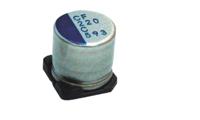 pck0j221mco1gs Nichicon 220μF Surface Mount Polymer Capacitor, 6.3V