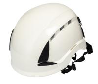 x5001ve-ce 3M SecureFit™ White Safety Helmet with Chin Strap, AdjustableVentilated