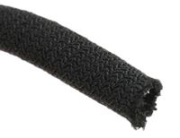 668-1264 RS PRO Braided PET Black Cable Sleeve, 7mm Diameter, 3m Length