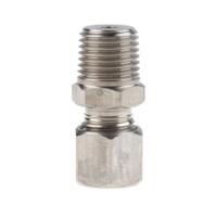 178-0964 RS PRO 1/4 BSPT Compression Fitting for Use with Thermocouple or PRT Probe, 1.5mm Probe