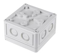10540401 Spelsberg TK PS Series Grey Polystyrene Enclosure, IP66, Grey Lid, 110 x 110 x 66mm