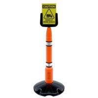 sign01 Skipper Black Polycarbonate Sign Holder