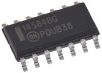 mc14584bdg onsemi MC14584BDG Hex Schmitt Trigger Inverter, 14-Pin SOIC