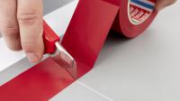 04169-00059-94 Tesa 4169 Red Soft PVC 33m Lane Marking Tape, 0.18mm Thickness