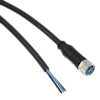 2273001-1 TE Connectivity Female 3 way M8 to Unterminated Free End Sensor Actuator Cable, 1.5 m
