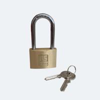 195-8249 RS PRO Key Brass, Stainless Steel Padlock, Keyed Alike, 7mm Shackle, 50mm Body