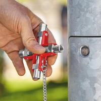 00-11-06 Knipex Diecast Zinc 9-way Universal Key, 5 → 11 mm Capacity