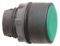 zb5aa34 Schneider Electric Harmony XB5 Series Green Spring Return Push Button Head, 22mm Cutout, IP66, IP67, IP69K