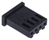 280359 TE Connectivity, AMPMODU MOD II Female Connector Housing, 2.54mm Pitch, 4 Way, 1 Row