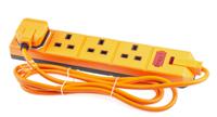 296-3694 RS PRO 2m 4 Socket Type G - British Extension Lead