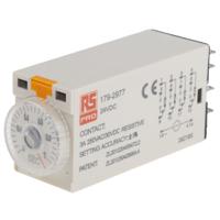 179-2977 RS PRO Plug In Timer Relay, 24V dc, 4-Contact, 0.1 → 1s, 1-Function, 4PDT