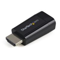 hd2vgamicro StarTech.com HDMI to VGA Adapter, 45mm Length - 1920 x 1200 Maximum Resolution