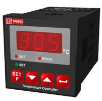 222-8140 RS PRO Panel Mount On/Off Temperature Controller, 48 x 48mm 1 Input, 1 Output Relay, 100 → 240 V Supply Voltage