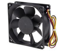 fd2480-a0151e3al ARX CeraDyna Series Axial Fan, 24 V dc, DC Operation, 69m³/h, 3.84W, 160mA Max, 80 x 80 x 25mm