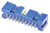 2-1761603-7 TE Connectivity AMP-LATCH Series Straight Through Hole PCB Header, 20 Contact(s), 2.54 mm Pitch, 2 Row, Shrouded