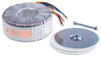 1000p1-2-050 Nuvotem Talema 230V ac, 2 x 50V ac Toroidal Transformer, 1000VA 2 Output