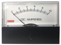 186-2529 RS PRO Analogue Panel Ammeter 10 (Input)A DC, 76mm x 74mm, ±1.5 % Moving Coil
