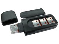 235-5196 RS PRO Straight, Plug-In Mount, Plug Type A USB Port Blocker Key