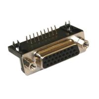 181-026-113r531 Norcomp 181 26 Way Right Angle Panel Mount D-sub Connector Plug, 2.28mm Pitch, with Boardlocks