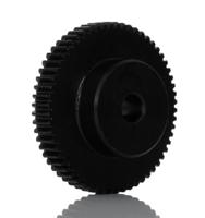 521-6373 RS PRO Steel 60 Teeth Spur Gear, 1 Module, 10mm Bore Diam, 60mm Pitch Diam, 35mm Hub Diam