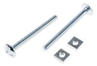 277-660 Bright Zinc Plated Steel Roofing Bolt, M6 x 60mm