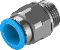 qs-g12-16-20 Festo Straight Threaded Adaptor, G 1/2 Male to Push In 16 mm, Threaded-to-Tube Connection Style, 132047