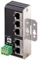 58901 Murrelektronik Limited 58 Series Screw Mount Network Hub, 5 RJ45 Ports, 100Mbit/s Transmission, 9 → 36V dc