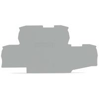 2002-2791 WAGO TOPJOB S Series End Plate for Use with DIN Rail Terminal Block