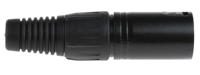 457-869 RS PRO Cable Mount XLR Connector, Male, 250 V ac, 4 Way, Silver Plating
