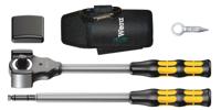 05133862001 Wera Koloss 1/2 in Ratchet Socket Wrench with Ratchet Handle, 365 mm Overall