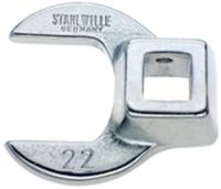 02200022 STAHLWILLE 540 series Series Crow Foot Crow Foot Spanner, 22 mm, 6.3 x 40mm Insert, Chrome Plated Finish