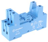 9602sma Finder 96 8 Pin 250V ac DIN Rail Relay Socket, for use with 56.32