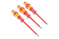 05347777001 Wera Phillips; Slotted; Square Insulated Screwdriver Set, 6-Piece