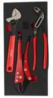 833-5938 RS PRO 3-Piece Plier Set, 250 mm Overall
