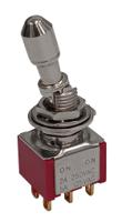 186-260 RS PRO Toggle Switch, Panel Mount, On-None-On, DPDT, Solder Lug Terminal, 125, 250V ac
