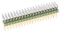 2-826634-0 TE Connectivity AMPMODU MOD II Series Right Angle Through Hole Pin Header, 40 Contact(s), 2.54 mm Pitch, 2 Row,