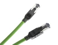 09457711127 HARTING, 5m Cat5, Green RJ45 to Male RJ45 Male, U/FTP Shielded, Terminated PVC Sheath