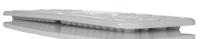 2563300 Rittal SZ Series RAL 7035 Plastic Gland Plate, 447mm W for Use with AX