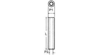 fd3060-22 S.A Bourqui Jean Round Polyamide Spacer FD3060-22 22mm