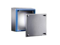 1670600 Rittal HD Series Stainless Steel Terminal Box, IP66, IPX9, 150 mm x 150 mm x 80mm