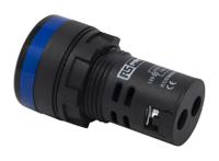 791-8585 RS PRO, Panel Mount Blue LED Pilot Light, 22mm Cutout, IP65, Round, 12V ac/dc