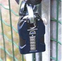 ss50ccombi Squire Padlock Weatherproof Steel Padlock, 10mm Shackle, 55mm Body