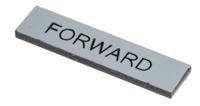 800f-11we120 Allen Bradley Legend Holder for Use with 800F Series, Forward