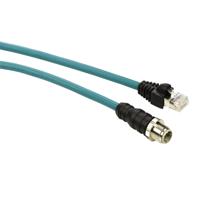 tcsecl1m3m1s2 Schneider ElectricConneXium - Ethernet, 1m M12 to Male RJ45 Male Shielded, Terminated PVC Sheath