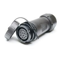 304-751 RS PRO Industrial Circular Connector, 12 Contacts, In-Line Cable Mount, SY21 Connector, Socket, Female, IP67, SY21