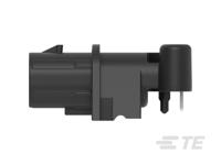 2339032-1 TE Connectivity Header Socket Black Board Mount 2 Way, Solder, Through Hole Termination