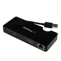 usb3smdockhv StarTech.com USB 3.0 Docking Station with HDMI, VGA - 1 x USB ports, USB A