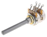 27esa473mmf50nf TE Connectivity 27 47kΩ Rotary Potentiometer 2-Gang Panel Mount, 27ESA473MMF50NF