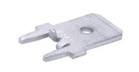 63849-1 TE Connectivity FASTON .250 Uninsulated Male Spade Connector, PCB Tab, 6.35 x 0.84mm Tab Size