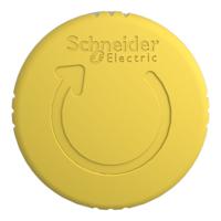 zb4bs55 Schneider Electric Harmony XB4 Series Yellow Turn to Release Push Button Head, 22mm Cutout, IP66, IP67, IP69K